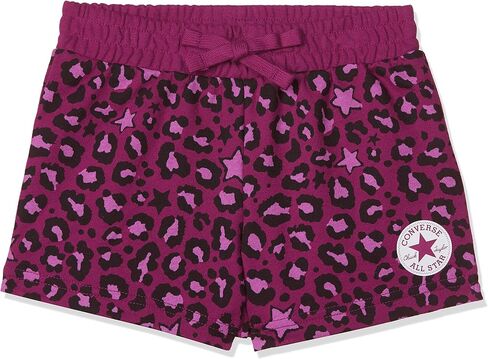 Converse Girl's All Over Print Leopard Shorts (Little Kids) in Saudi Arabia
