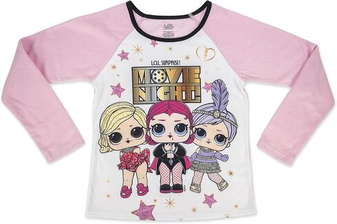 L.O.L. Surprise! Girls' Cozy Long Sleeve Pajama Set - Adorable 2-Piece Sleepwear for Little Fashionistas in Saudi Arabia
