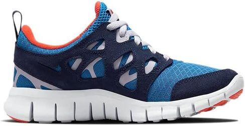 Nike Big Kid's Free Run 2 Light Photo Blue/Orange (DD0163 403) in Saudi Arabia