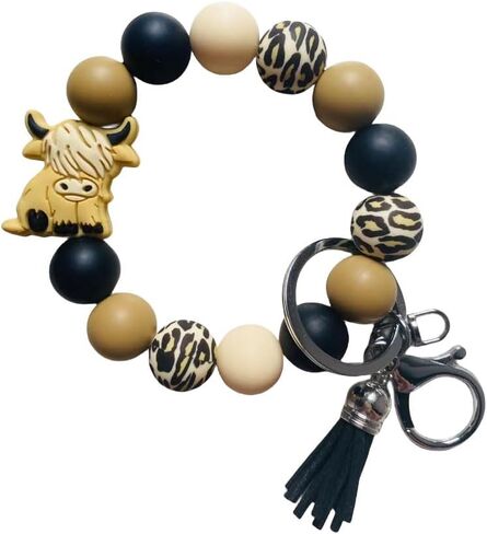 Cow Wristlet Keychain Cow Gifts for Women in Kuwait
