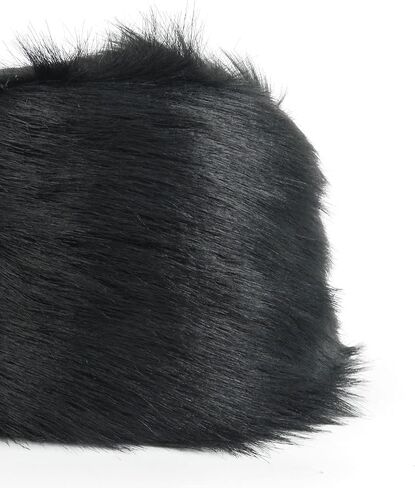 Phaiy Fluffy Russian Hat Women Faux Fur Hat for Winter Warm Outdoor Headband Comfy Cossack Style Hat in Saudi Arabia