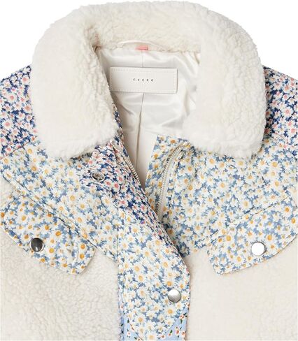 [BLANKNYC] Girls Quilted Sherpa Floral Jacket,Multi color in Saudi Arabia