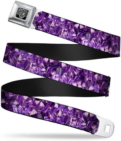 Buckle-Down Men's Seatbelt Belt Crystals XL, Multicolor, 1.5" Wide-32-52 Inches in Length in Saudi Arabia