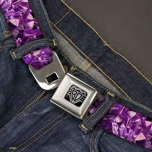 Buckle-Down Men's Seatbelt Belt Crystals XL, Multicolor, 1.5" Wide-32-52 Inches in Length in Saudi Arabia