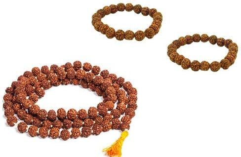 Petrichor Rudraksha Mala 108+1 خرز وسوار Rudraksha in Kuwait