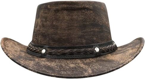 Sidewinder Crushable Cowboy Hat for Men Women Lightweight Handcrafted Western Shapeable Outback Hat Wide Brim Durable Cowgirl in Saudi Arabia