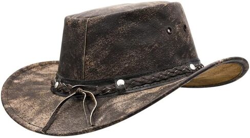 Sidewinder Crushable Cowboy Hat for Men Women Lightweight Handcrafted Western Shapeable Outback Hat Wide Brim Durable Cowgirl in Saudi Arabia