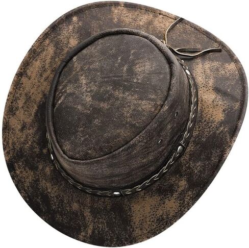 Sidewinder Crushable Cowboy Hat for Men Women Lightweight Handcrafted Western Shapeable Outback Hat Wide Brim Durable Cowgirl in Saudi Arabia