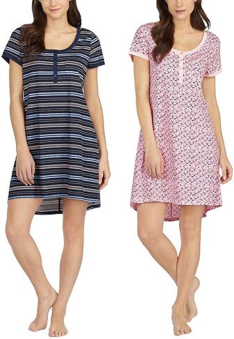 مجموعة من 2 قمصان نوم مريحة للسيدات من Lucky Brand 1112575 in Saudi Arabia