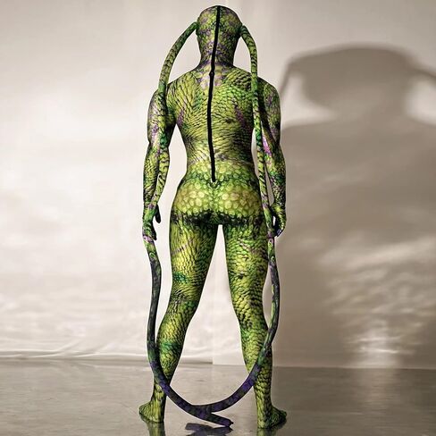 Halloween Nightclub Jumpsuit Role Playing Animal Cosplay Costume 3d Printing Jumpsuits Stretch Tights Performance in Kuwait