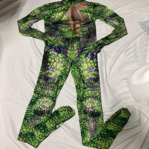 Halloween Nightclub Jumpsuit Role Playing Animal Cosplay Costume 3d Printing Jumpsuits Stretch Tights Performance in Kuwait