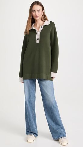 Closed Women's Polo Long Sleeve Sweater in Kuwait