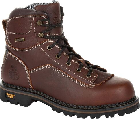 Georgia Boot Men's 6in Amp Lt Low Heel Logger Industrial Boot in Saudi Arabia