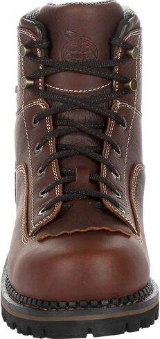 Georgia Boot Men's 6in Amp Lt Low Heel Logger Industrial Boot in Saudi Arabia