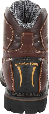 Georgia Boot Men's 6in Amp Lt Low Heel Logger Industrial Boot in Saudi Arabia