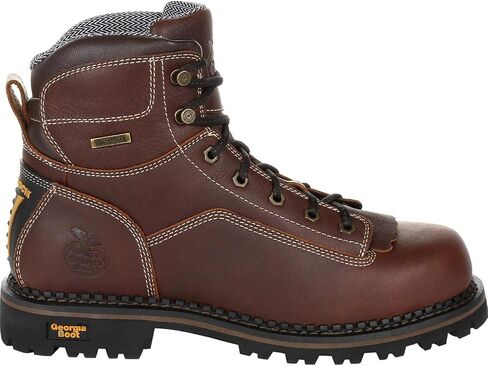 Georgia Boot Men's 6in Amp Lt Low Heel Logger Industrial Boot in Saudi Arabia