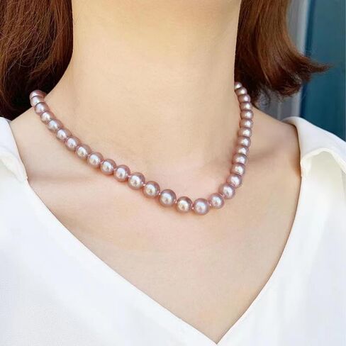 Kivelo Freshwater Cultured Pearl Necklace Set - Sterling Silver Pearl Stud Earrings is a women's Jewelry set made from a combination of AAAA grade Pearls in Kuwait