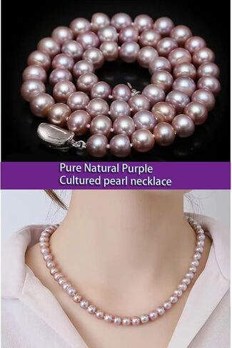 Kivelo Freshwater Cultured Pearl Necklace Set - Sterling Silver Pearl Stud Earrings is a women's Jewelry set made from a combination of AAAA grade Pearls in Kuwait