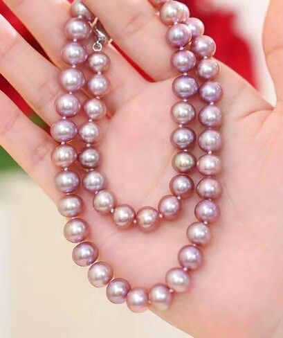 Kivelo Freshwater Cultured Pearl Necklace Set - Sterling Silver Pearl Stud Earrings is a women's Jewelry set made from a combination of AAAA grade Pearls in Kuwait