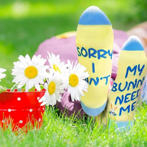 جوارب Adodotoe لعيد الفصح، 6 أزواج من جوارب الأرنب، جوارب بيض عيد الفصح، جوارب نسائية، هدايا عيد الفصح للنساء، جوارب عيد الفصح للأطفال، مقاس 9 إلى 11 in Kuwait