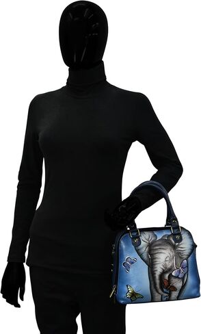 Anna by Anuschka Double Zip Organizer Satchel in Saudi Arabia
