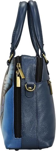 Anna by Anuschka Double Zip Organizer Satchel in Saudi Arabia