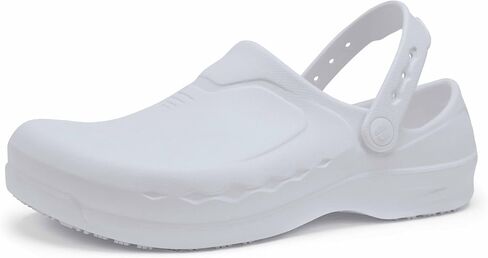 Shoes for Crews Clogs for Men and Women, Unisex Slip-On Work Clogs, Slip Resistant, Water Resistant, Black or White in Saudi Arabia