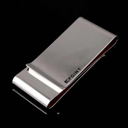 Epoint EQA07C01 مشبك نقود أسود من الفولاذ المقاوم للصدأ وحامل بطاقة الائتمان لملحقات الخروج من النادي in Kuwait