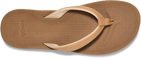 Sanuk Womens Cosmic Shores | Water Resistant Flip Flops for Women | EVA Footbed With Arch Support | Women's Beach Sandals in Saudi Arabia
