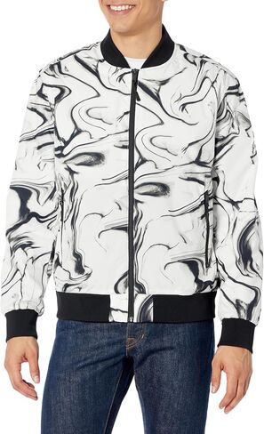 DKNY Men's Clean Zip Front Bomber Jacket in Saudi Arabia