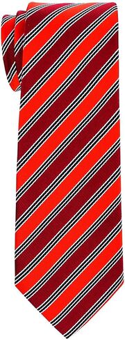 Retreez Modern Preppy Striped Woven Boy's Tie - 8-10 years in Saudi Arabia