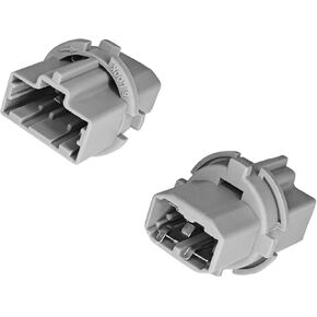 2PCS Car Tail Light Socket, OEM 33515S50003 Tail Light Wiring Harness Rear Turn Signal Brake Lights Plug Holder for Honda Civic 99-15, for Accord 98-15, for Acura CL RL TSX T20W 09-13