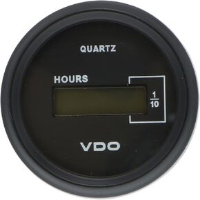 VDO 331-546 Cockpit Marine Hourmeter, 12-24V - Black