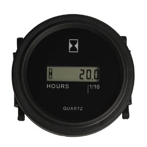 Yooreal Digital Hour Meter,AC 86V to 230V,Resettable Total Hours,Data Storage for Lawn Mower Tractor Generator Golf cart ZTR/Riding Lawn Mower Land Trimmer UTV Brush Cutter Tractor etc (AC 86V-230V)