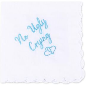 Wedding Embroidered Gift, Keepsake Hankie,Wedding Day Bride Embroidered Handkerchief Gift