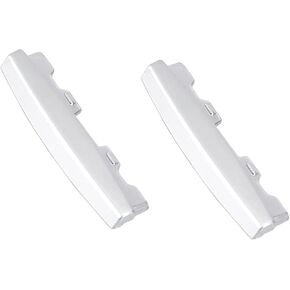 Motoforti Front Row AC Air Conditioning, Air Vent Outlet Tab Clip Repair Chrome Plated Trim, for BMW X5 F15 2014-2018, ABS, Silver Tone, 2 Pcs