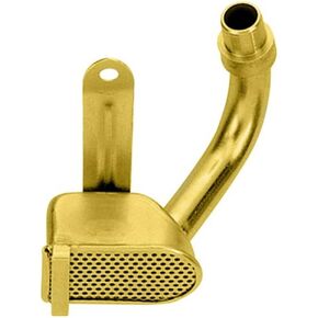Milodon 18300 Gold Zinc Plated Deep Sump Oil Pan Pickup for Big Block Chevy