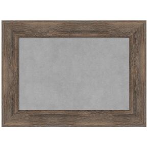 Amanti Art Framed Magnetic Board (23 x 17) Hardwood Mocha Magnet Board, Small Magnetic Bulletin Board for Office Decor, Mudroom, Kitchen or Organization Drop Zone from WI, USA