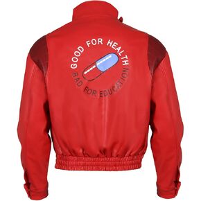 Anime AKIRA Jacket Capsule Pill Shotaro Kaneda Cosplay Costume Manga Coat PU Red Motorcycle Cos Outfits