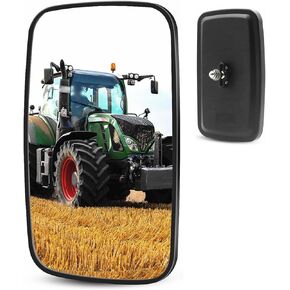 Forklift Rear View Mirrors, Square HD Wide-Angle Rearview Mirror Auxiliary Convex Mirror for Truck Trailer Forklift RV Track Loader, 23.5CM x13.5CM, 2PCS