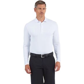 IBKUL Men's Athleisure Wear Sun Protective UPF 50+ Icefil Cooling Tech Long Sleeve Polo 95199