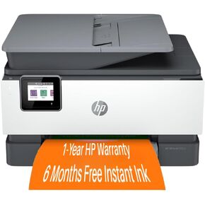 طابعة HP OfficeJet 9012e اللاسلكية النافثة للحبر الملونة الكل في واحد ضمان HP لمدة عام واحد مجانًا لمدة 6 أشهر طباعة حبر فورية ومسح ضوئي وفاكس 2.7 بوصة تحكم باللمس 20 صفحة في الدقيقة أسود 16 صفحة في الدقيقة لون، 1G5L4A (متجدد) in Saudi Arabia