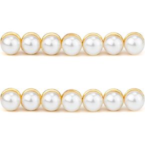 14 Set Wedding Veil Weight, Magnetic Pearl Double Sided Magnet Invisible Strong Hijab Accessories for Dress Bridal