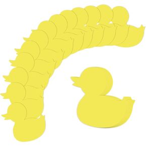 72pcs Duck Paper Cutouts, Bulletin Board Cut Outs Spring Summer Cutouts Paper Decorative Paper Cutouts Classroom Decorations Duck Cutouts for Bulletin Board Crafts Party (Yellow)
