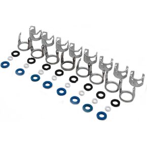 8Pcs 06E998907G 06E998907 Fuel Injector Seal Kit Replacement for VW Touareg Audi A5 A6 A7 Q7 RS4 4.2L V8