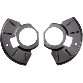 TRQ Front Brake Dust Shield Set Compatible with 2001-2012 Ford Escape
