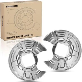 A-Premium Rear Side Brake Dust Shield Compatible with Select BMW Models - 528i, 528i xDrive, 535d, 535d xDrive, 535i, 535i GT xDrive, 535i xDrive, 550i, 740i, 740Li, 650i Gran Coupe - 2-PC Set