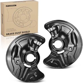 A-Premium Front Side Brake Dust Shield Compatible with Select Mercedes-Benz Models - E320 2003-2009, E350 2006-2009, E500 2003-2006, E550 2007-2009, SL500 2003-2006, SL550, CLS500, CLS550, 2-PC Set