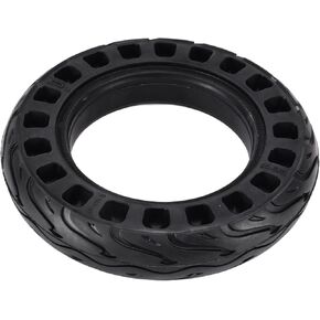 10 Inch Solid Tire, Electric Scooter Solid Tires, Honeycomb Inflation Free Solid Tires, Explosion Proof Tubeless Scooter Wheels Replacement for PRO, 1S, M365