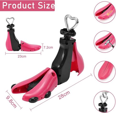 JJDPARTS Shoe Stretcher Women Men, Boot Stretcher Women, Adjustable Unisex Shoe Boot Stretcher Wide Feet in Saudi Arabia